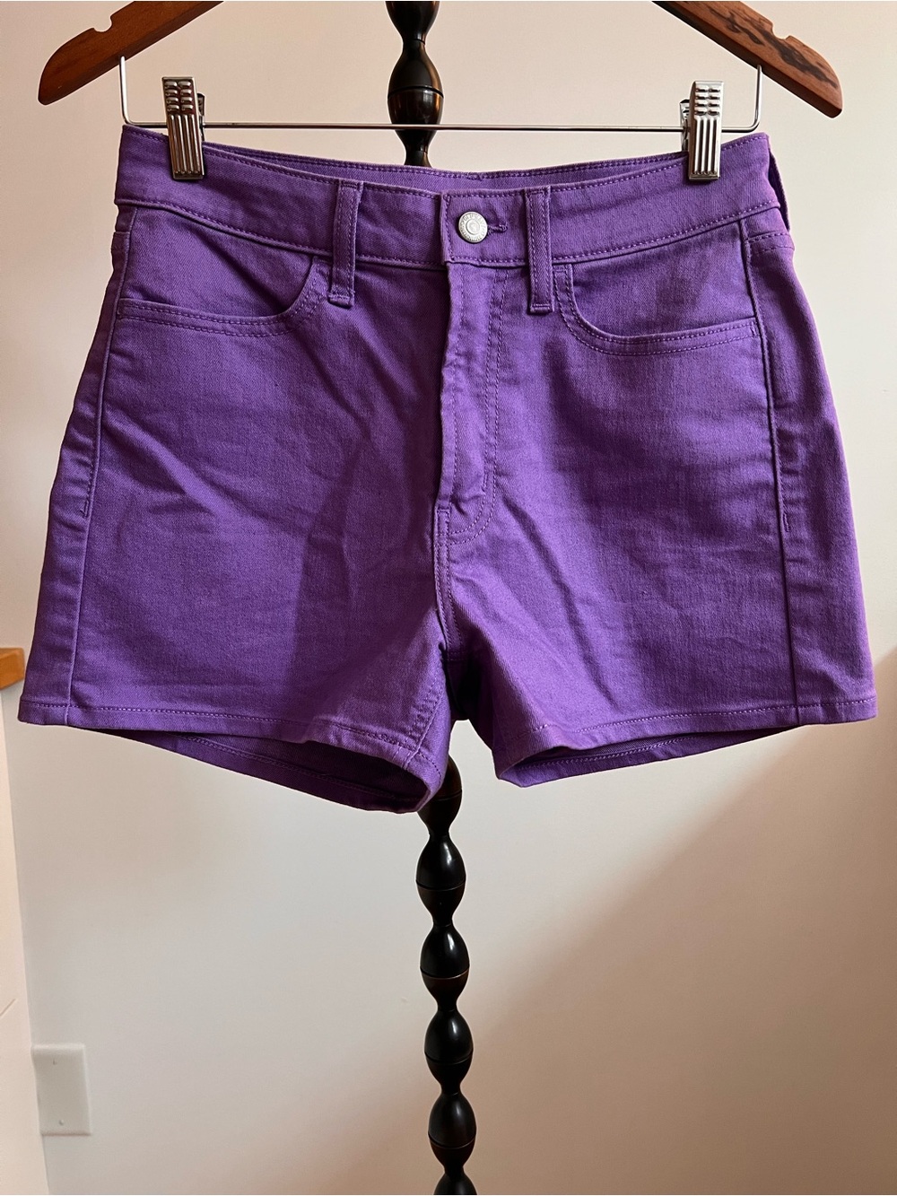Old Navy Purple High-Rise Women's Jean Shorts